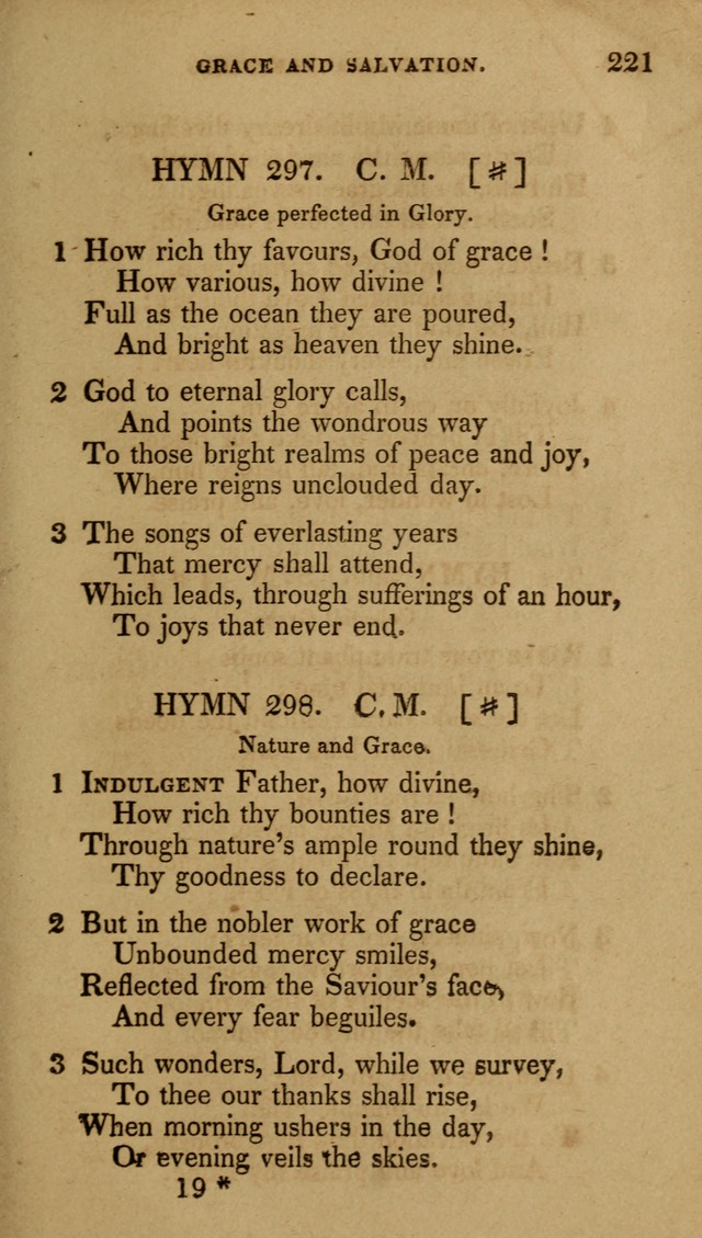 The New Hymn Book, Designed for Universalist Societies: compiled from approved authors, with variations and additions (9th ed.) page 221