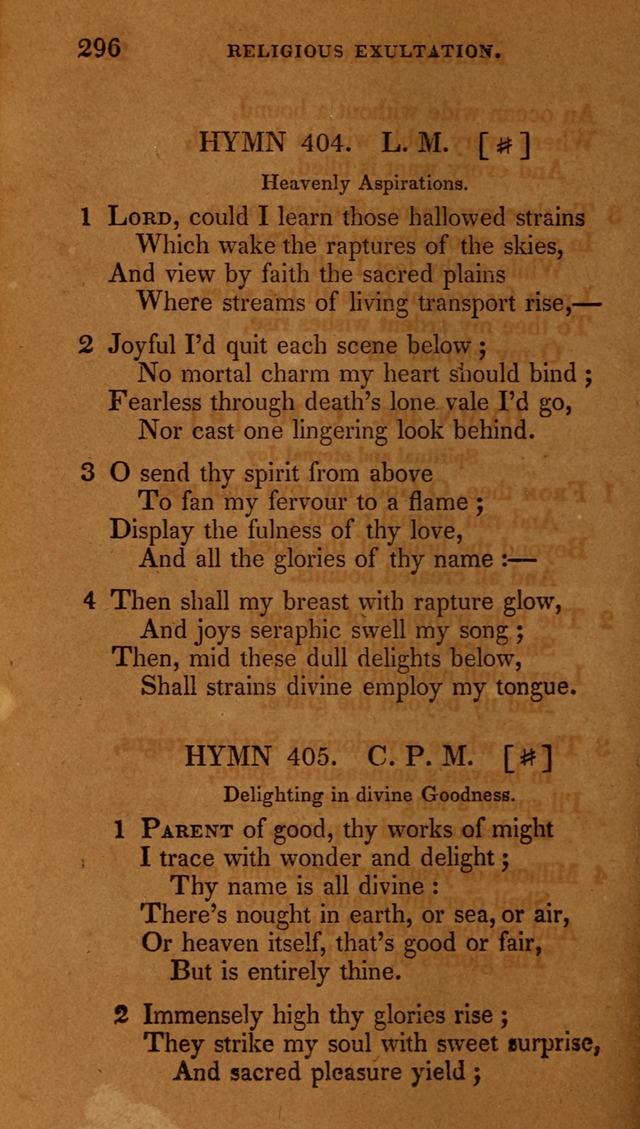 The New Hymn Book, Designed for Universalist Societies: compiled from approved authors, with variations and additions (9th ed.) page 298