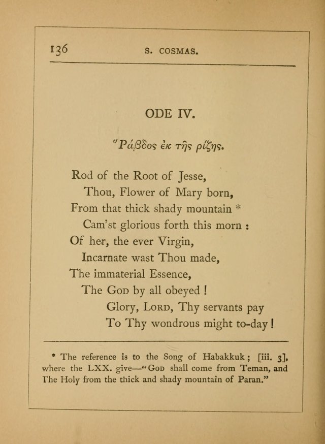 Hymns of the Eastern Church (5th ed.) page 136