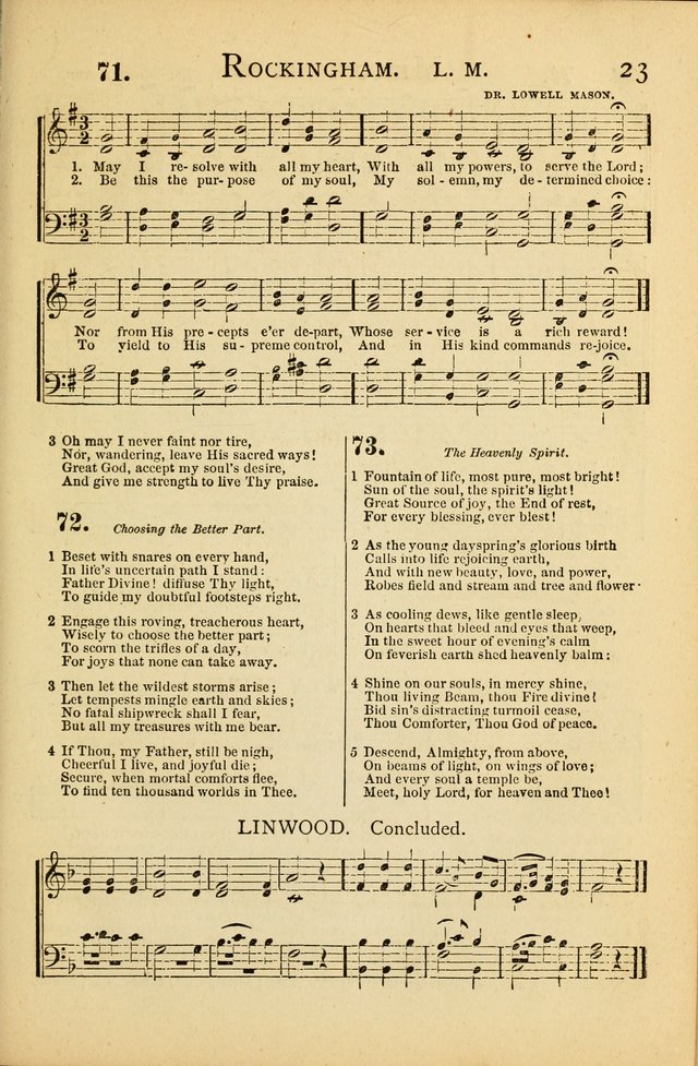 National Hymn and Tune Book: for congregations, schools and the home page 23