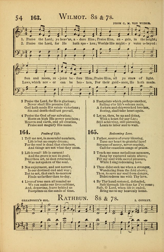 National Hymn and Tune Book: for congregations, schools and the home page 54