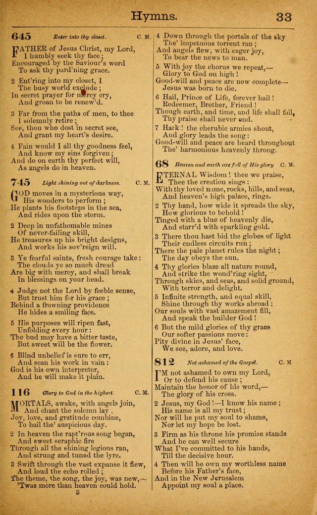 New Hymn and Tune Book: an Offering of Praise for the Use of the African M. E. Zion Church of America page 38