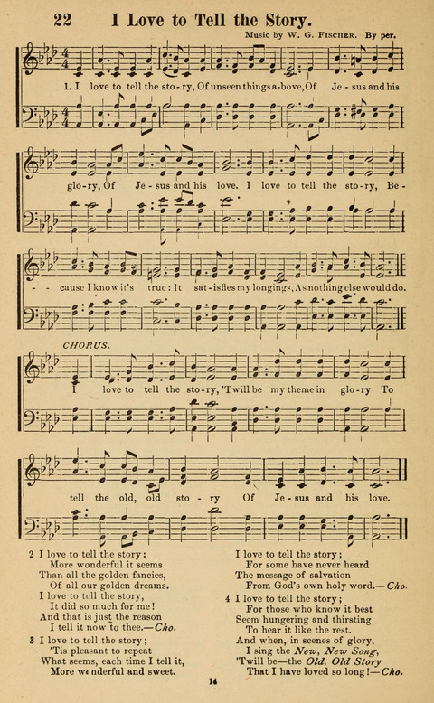The New Jubilee Harp: or Christian hymns and song. a new collection of hymns and tunes for public and social worship page 14