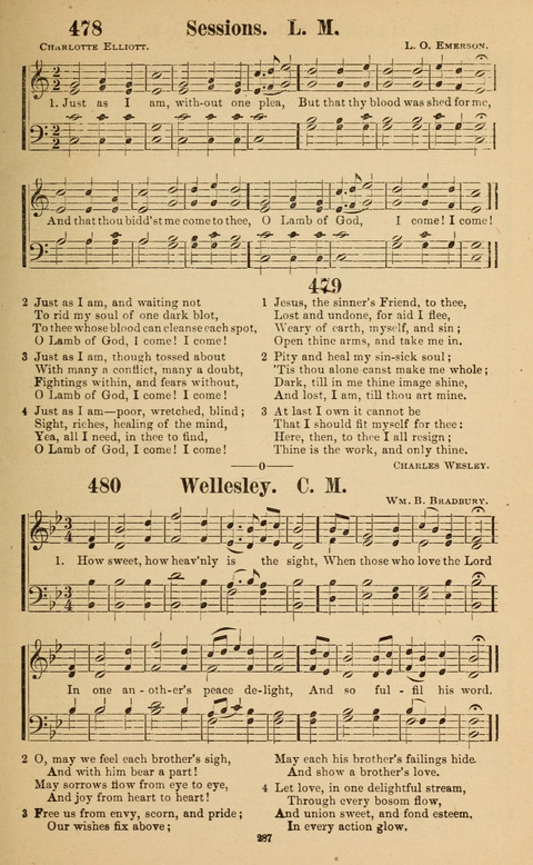 The New Jubilee Harp: or Christian hymns and song. a new collection of hymns and tunes for public and social worship page 287