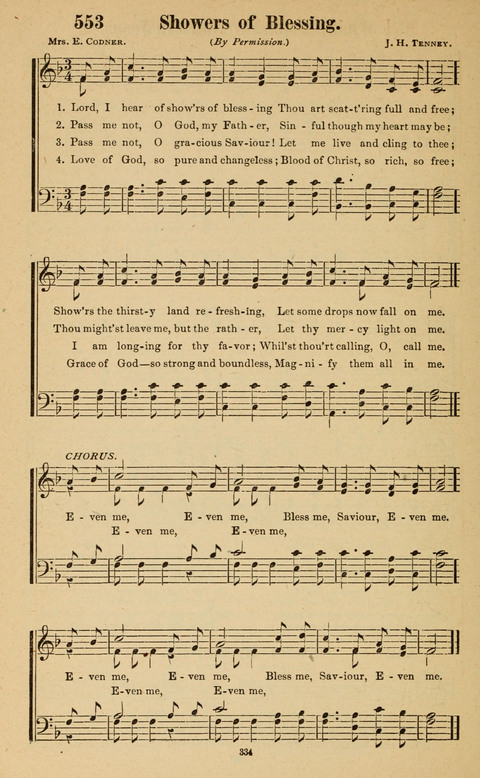 The New Jubilee Harp: or Christian hymns and song. a new collection of hymns and tunes for public and social worship page 334