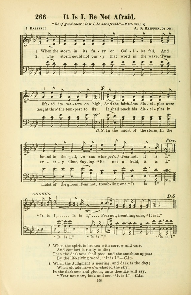 The New Jubilee Harp: or Christian hymns and songs. a new collection of hymns and tunes for public and social worship (With supplement) page 158