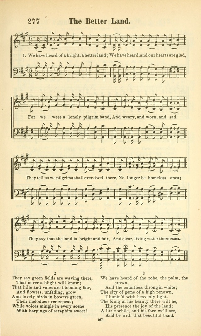 The New Jubilee Harp: or Christian hymns and songs. a new collection of hymns and tunes for public and social worship (With supplement) page 167