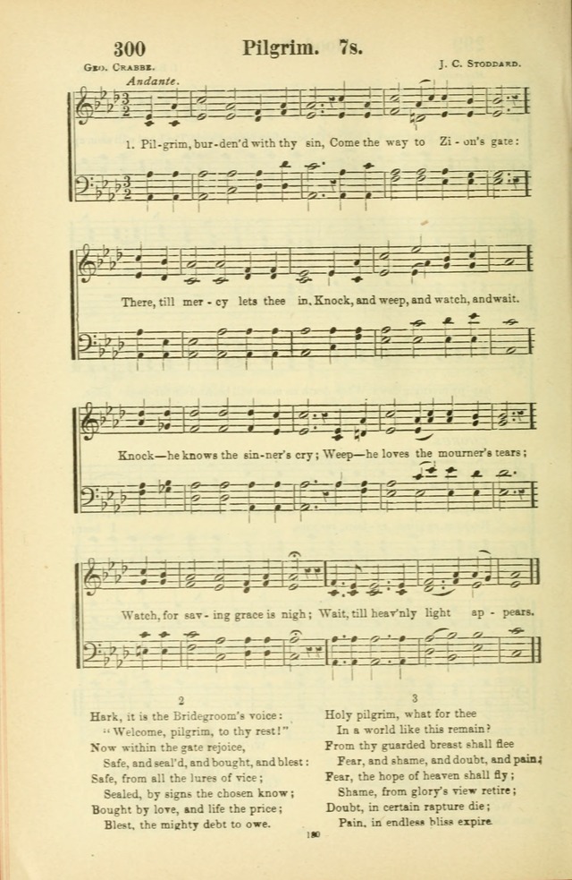 The New Jubilee Harp: or Christian hymns and songs. a new collection of hymns and tunes for public and social worship (With supplement) page 180