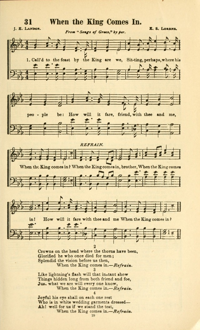 The New Jubilee Harp: or Christian hymns and songs. a new collection of hymns and tunes for public and social worship (With supplement) page 19