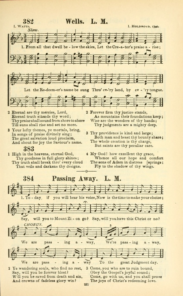 The New Jubilee Harp: or Christian hymns and songs. a new collection of hymns and tunes for public and social worship (With supplement) page 233