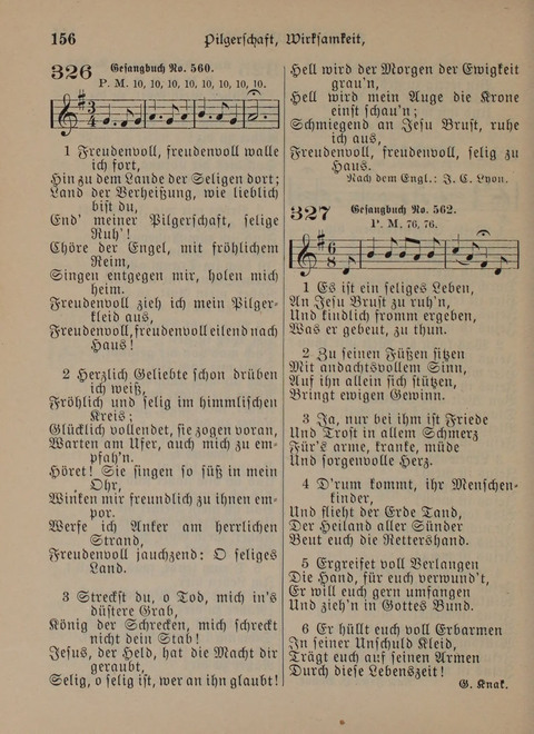 Der Neue Kleine Psalter: Zionslieder für den Gebrauch in Erbauungsstunden und Lagerversammlungen page 156
