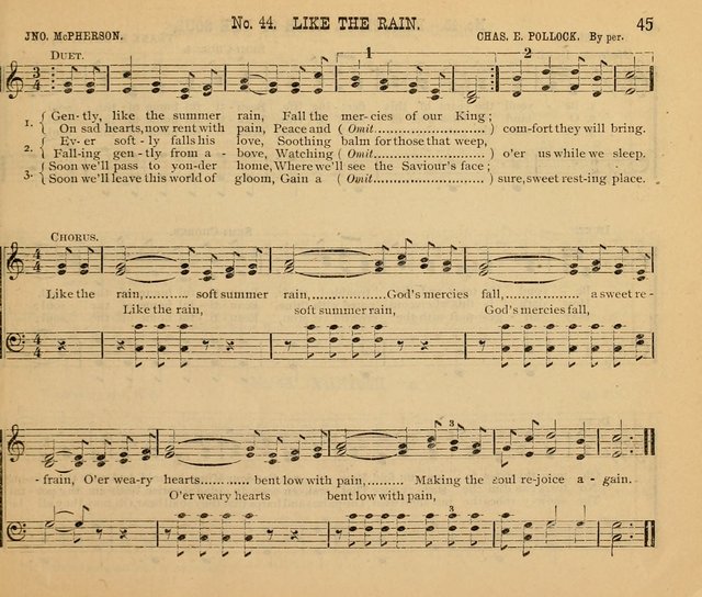 New Life No. 2: songs and tunes for Sunday schools, prayer meetings, and revival occasions page 45