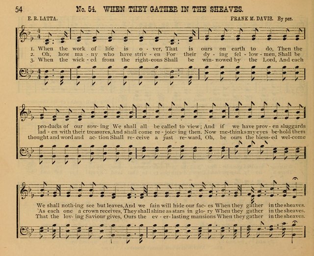 New Life No. 2: songs and tunes for Sunday schools, prayer meetings, and revival occasions page 54