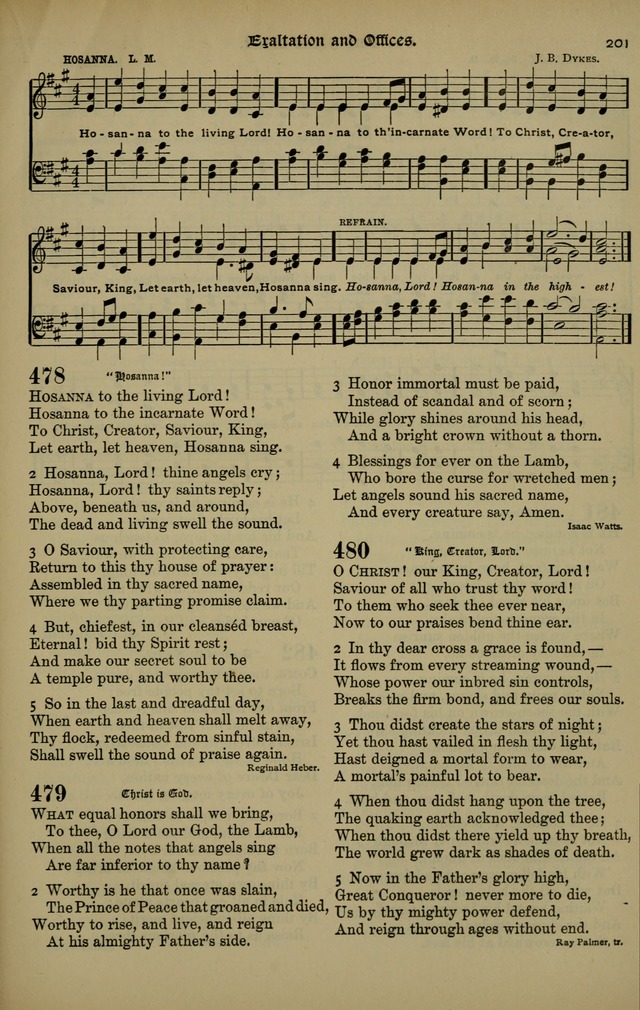 The New Laudes Domini: a selection of spiritual songs, ancient and modern for use in Baptist churches page 201