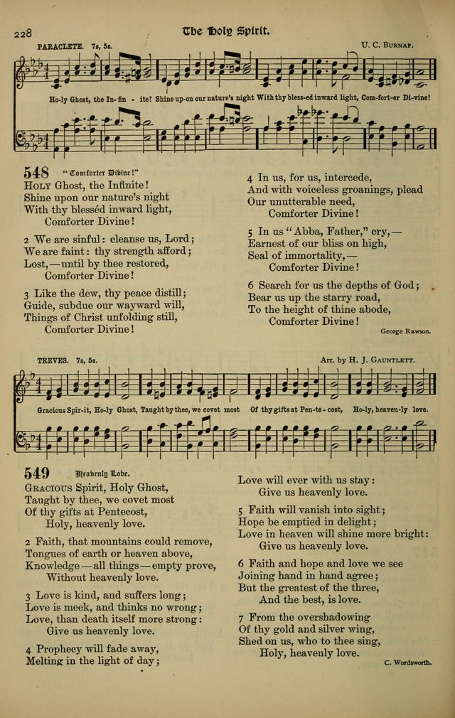 The New Laudes Domini: a selection of spiritual songs, ancient and modern for use in Baptist churches page 228
