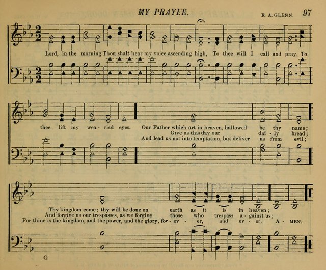 New Melodies of Praise: a collection of new tunes and hymns, for the Sabbath School and praise meeting page 102