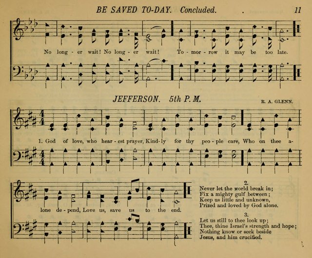 New Melodies of Praise: a collection of new tunes and hymns, for the Sabbath School and praise meeting page 16