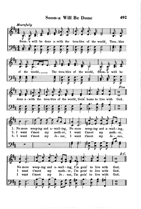 The New National Baptist Hymnal page 487