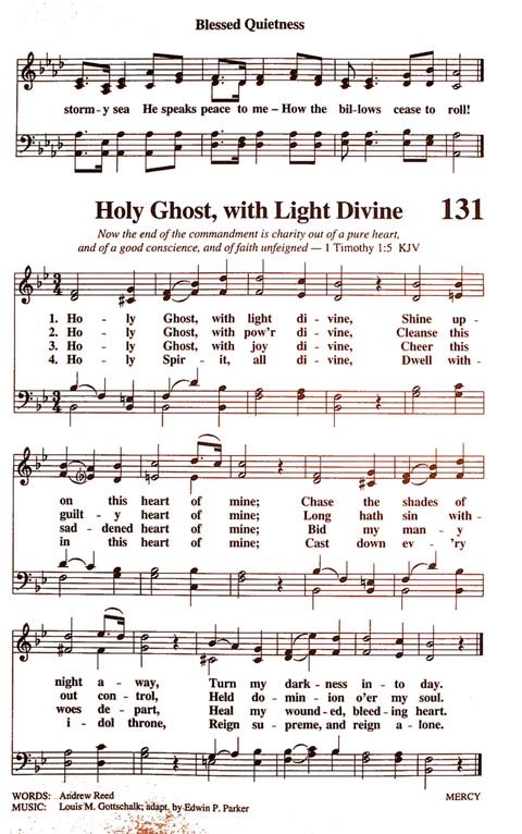 The New National Baptist Hymnal (21st Century Edition) page 149