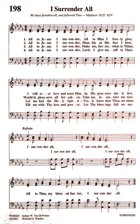 The New National Baptist Hymnal (21st Century Edition) page 226