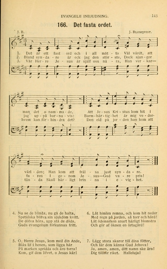 Nya Psalmisten: sånger för allmän och enskild uppbyggelse page 143