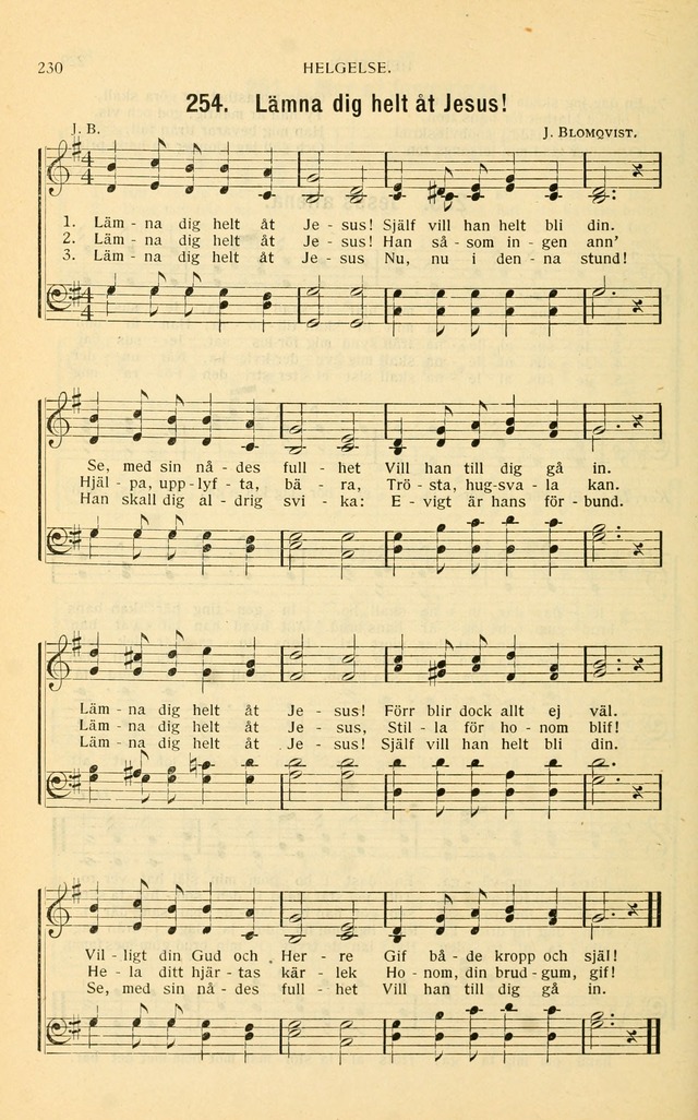 Nya Psalmisten: sånger för allmän och enskild uppbyggelse page 230