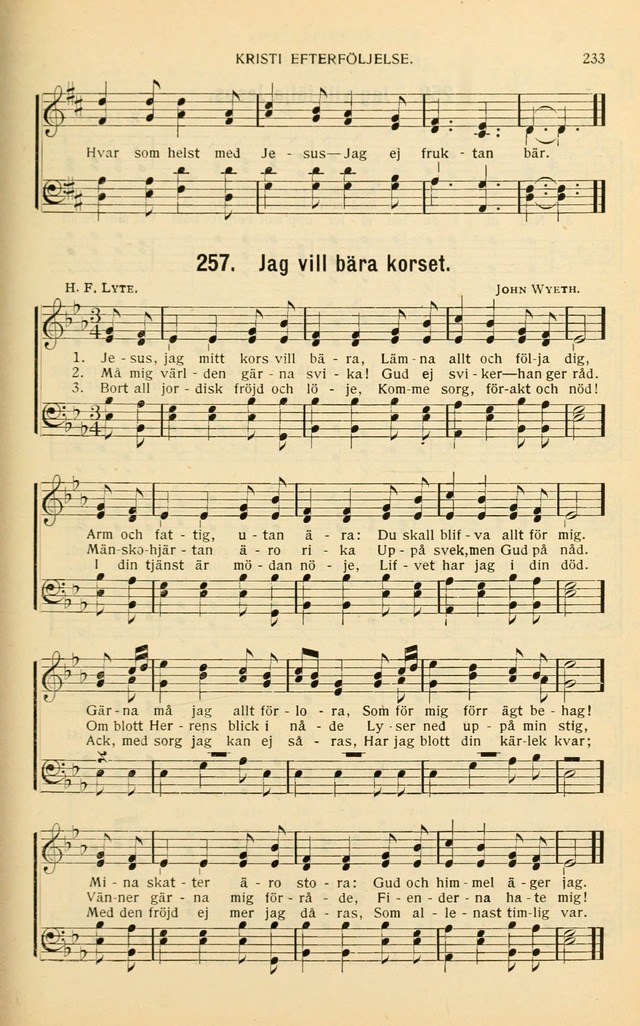 Nya Psalmisten: sånger för allmän och enskild uppbyggelse page 233