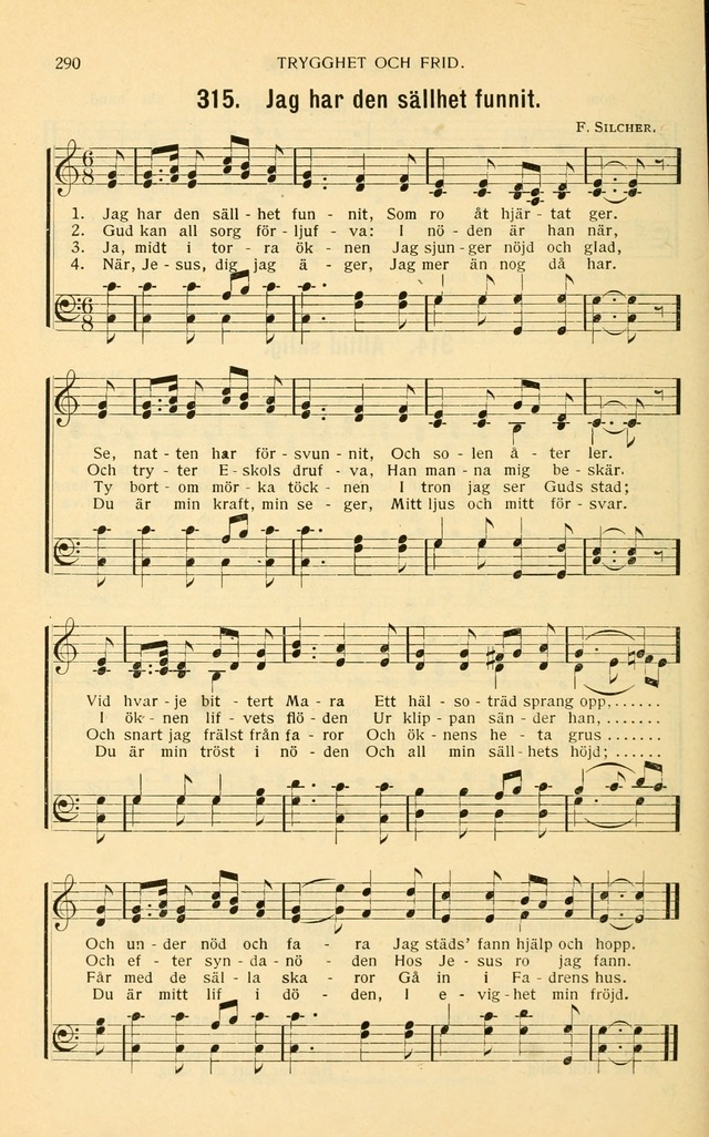 Nya Psalmisten: sånger för allmän och enskild uppbyggelse page 290