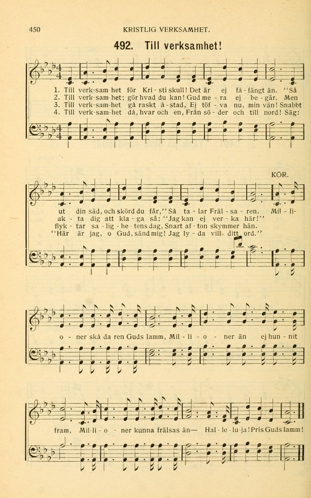 Nya Psalmisten: sånger för allmän och enskild uppbyggelse page 450