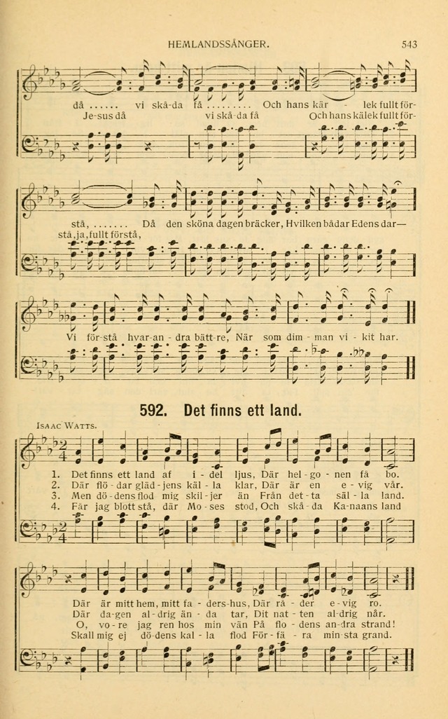 Nya Psalmisten: sånger för allmän och enskild uppbyggelse page 543