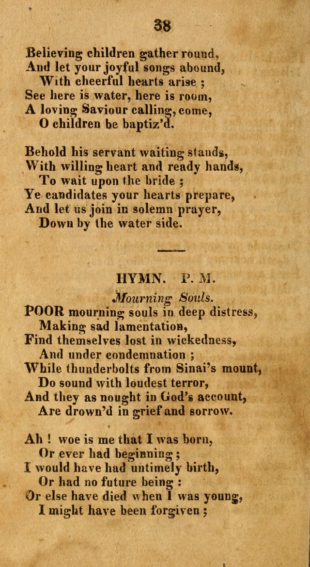 A New Selection of Hymns: collected from various authors page 38