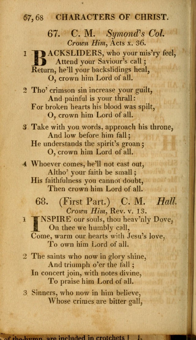 A New Selection of Nearly Eight Hundred Evangelical Hymns, from More than  200 Authors in England, Scotland, Ireland, & America, including a great number of originals, alphabetically arranged page 105
