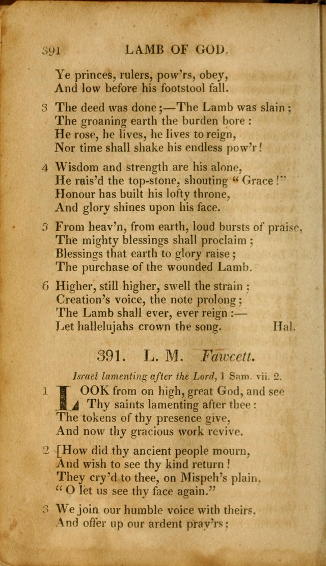 A New Selection of Nearly Eight Hundred Evangelical Hymns, from More than  200 Authors in England, Scotland, Ireland, & America, including a great number of originals, alphabetically arranged page 407