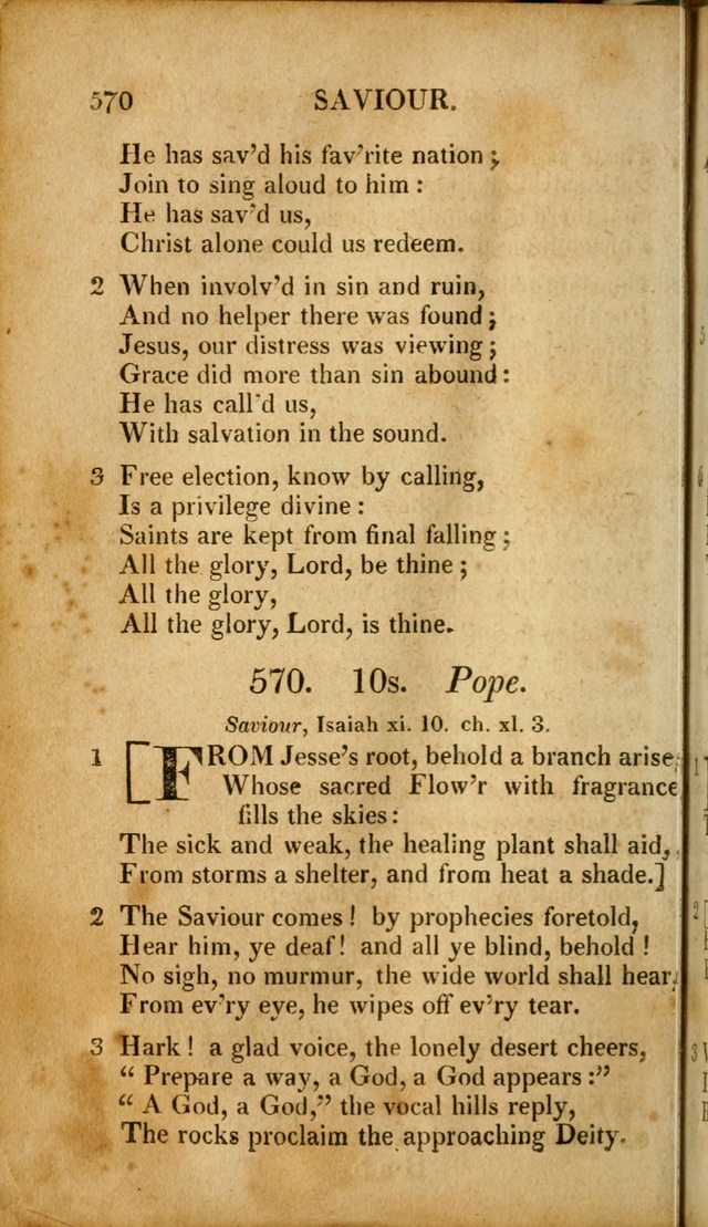 A New Selection of Nearly Eight Hundred Evangelical Hymns, from More than  200 Authors in England, Scotland, Ireland, & America, including a great number of originals, alphabetically arranged page 565