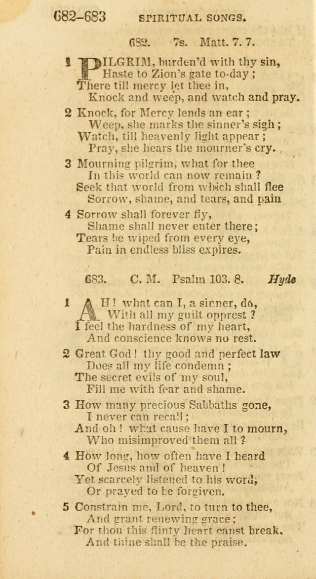 A New Selection of Psalms, Hymns and Spiritual Songs: from the best authors; designed for the use of conference meetings, private circles, and congregations (21st ed. with an appendix) page 386