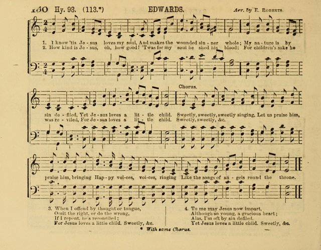 The New Sabbath School Hosanna: enlarged and improved: a choice collection of popular hymns and tunes, original and selected: for the Sunday school and the family circle... page 150