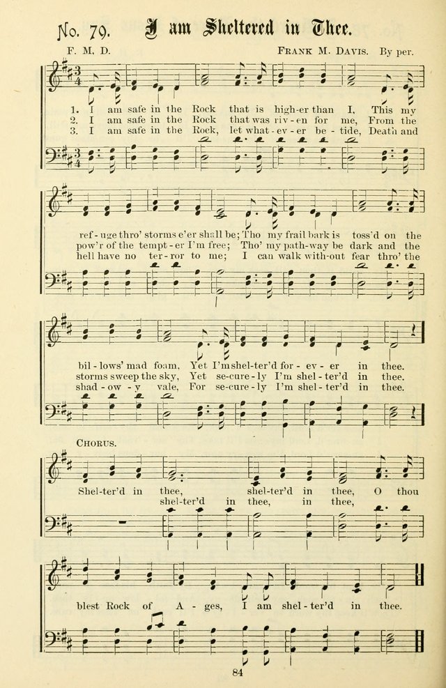 The New Song: for the Sunday school, societies of Christian Endeavor, and other religious exercises page 84