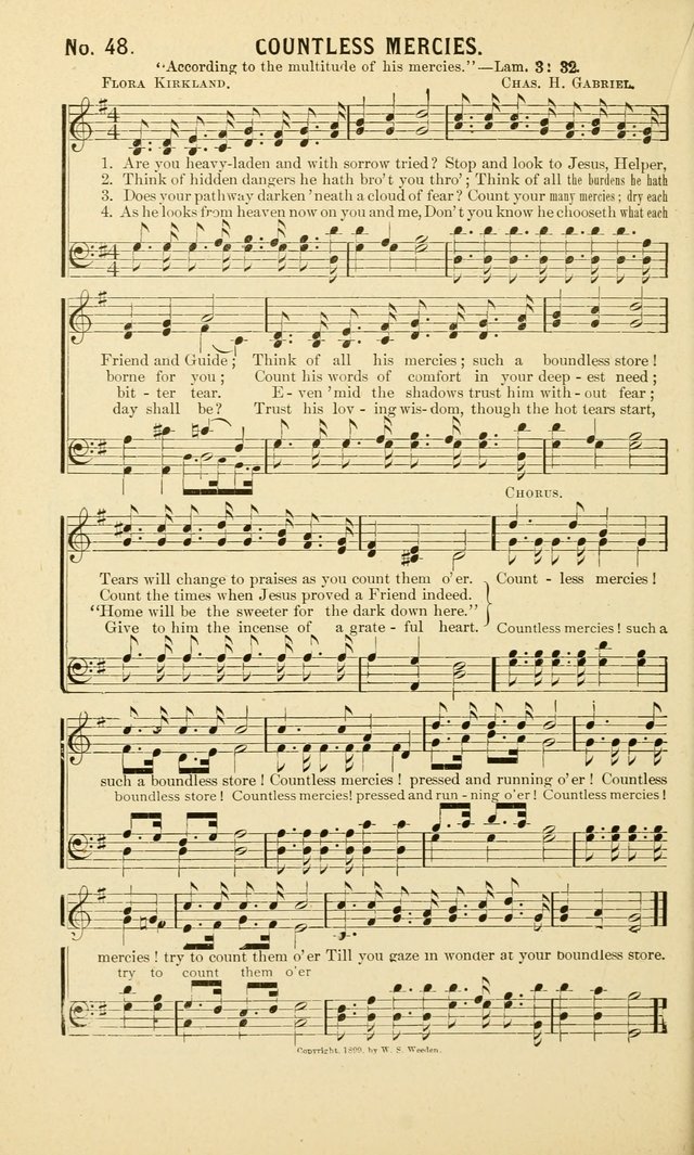 New Songs of the Gospel: for use in all religious meetings page 48