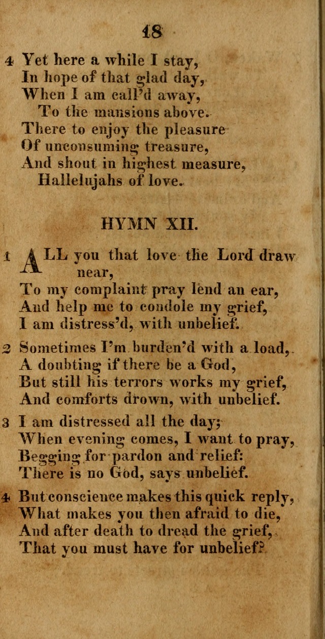 A New Selection of Hymns: compiled from various authors: with a number of original hymns that have never before appeared in print page 18