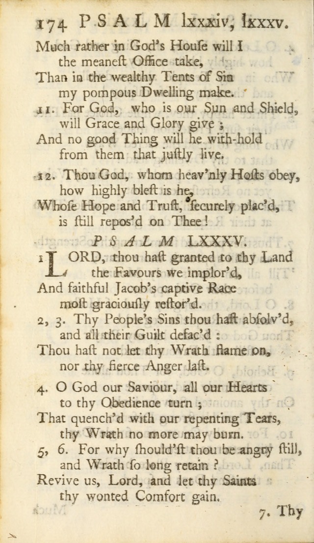 A New Version of the Psalms of David: Fitted to the Tunes Used in Churches page 174