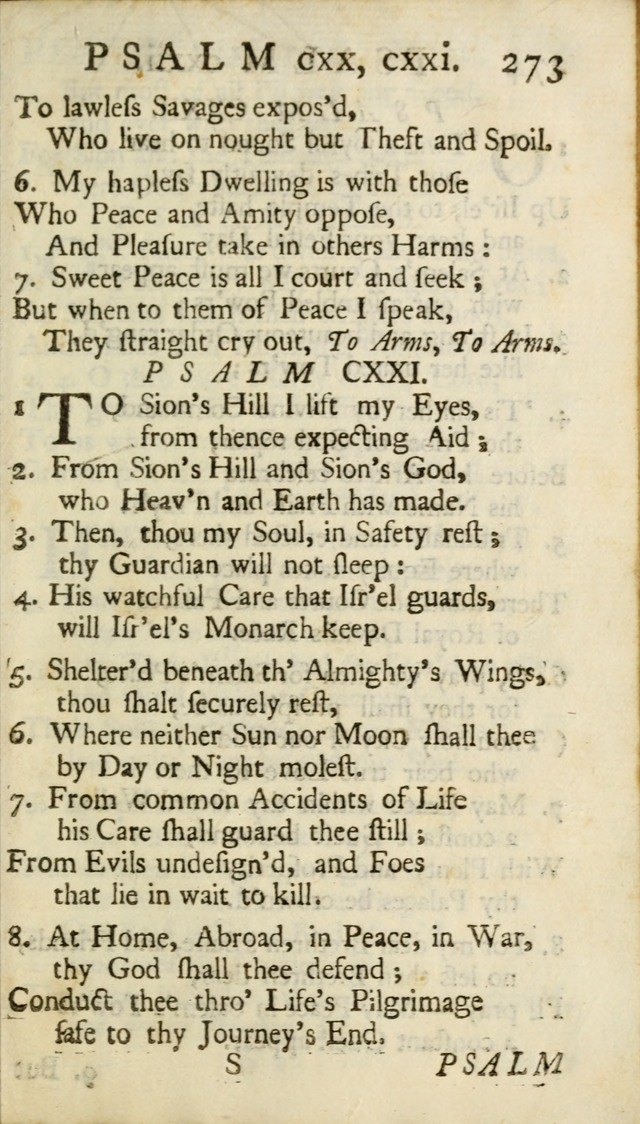 A New Version of the Psalms of David: Fitted to the Tunes Used in Churches page 273