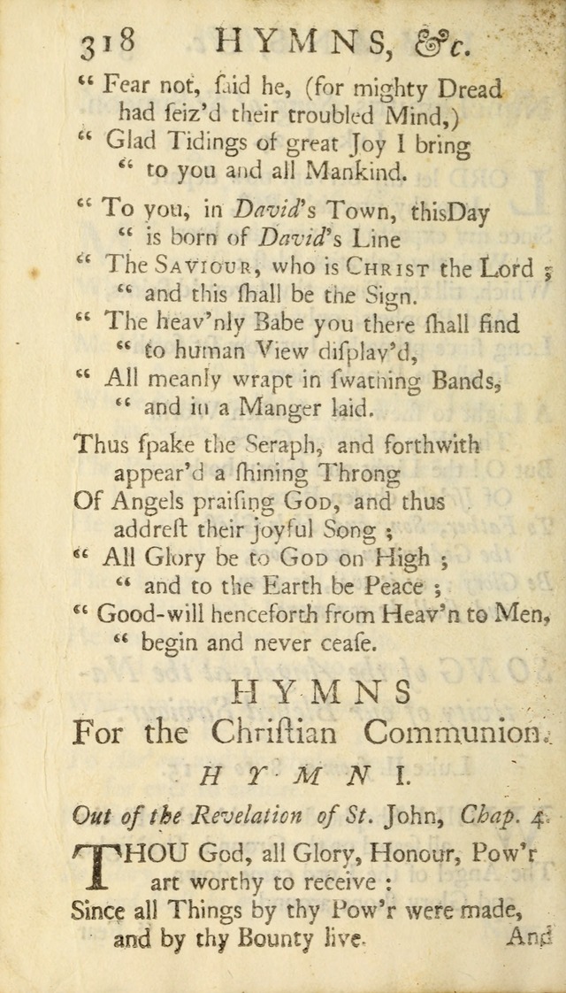 A New Version of the Psalms of David: Fitted to the Tunes Used in Churches page 318