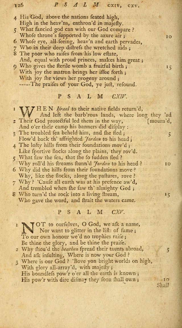New Version of the Psalms of David page 128