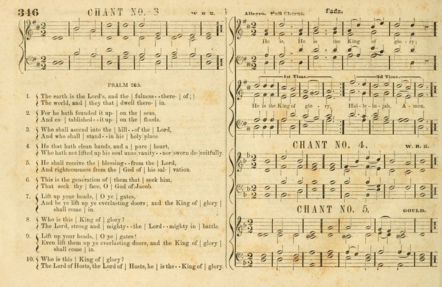The New York Choralist: a new and copious collection of Psalm and hymn tunes adapted to all the various metres in general use with a large variety of anthems and set pieces page 346