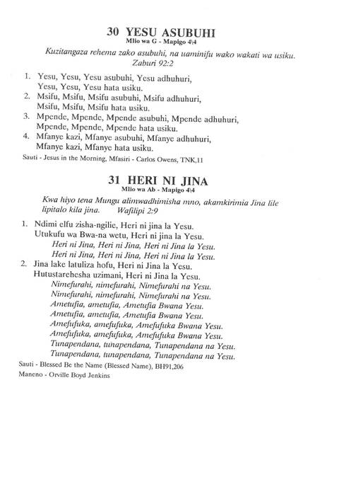 Nyimbo Za Imani Yetu page 16