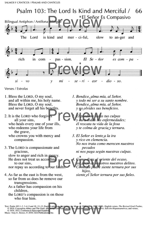 Oramos Cantando = We Pray In Song page 83