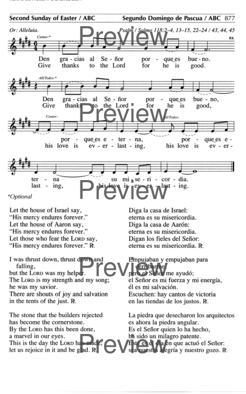 Oramos Cantando = We Pray In Song page 992