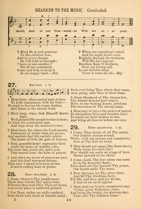 Our Glad Hosanna: for the service of Song in the Sunday School, the Social Gathering, and the Prayer Meeting page 17