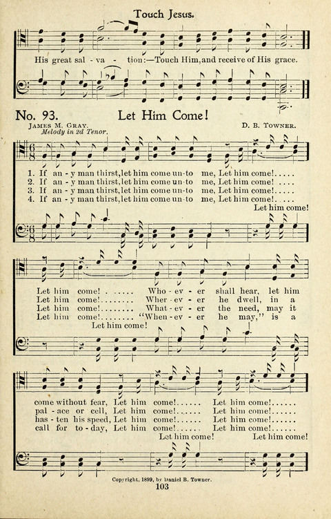 One Hundred Gospel Hymns: for male voices page 101