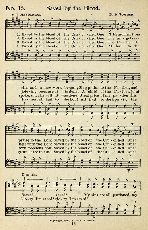 One Hundred Gospel Hymns: for male voices page 16